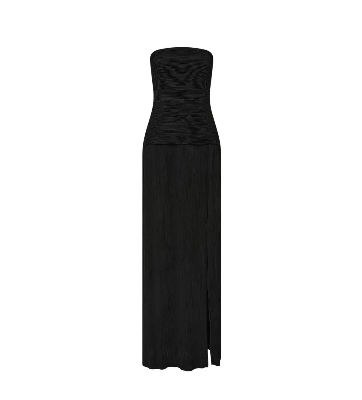 Manning Cartell Double Time Pleat Strapless Dress Black Size M / AU 10 photo 4