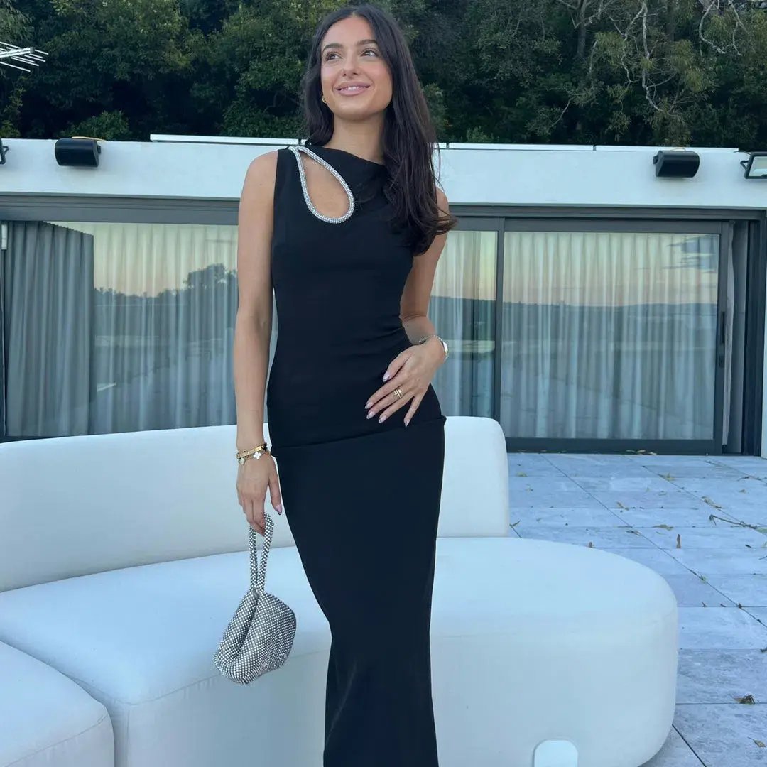Bianca and Bridgett Valencia Maxi Dress Black Size AU 10 photo 5