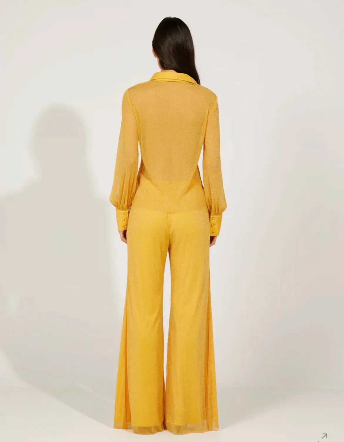 Alice McCall Elodie Top and Pants Set Yellow Size 10 photo 3