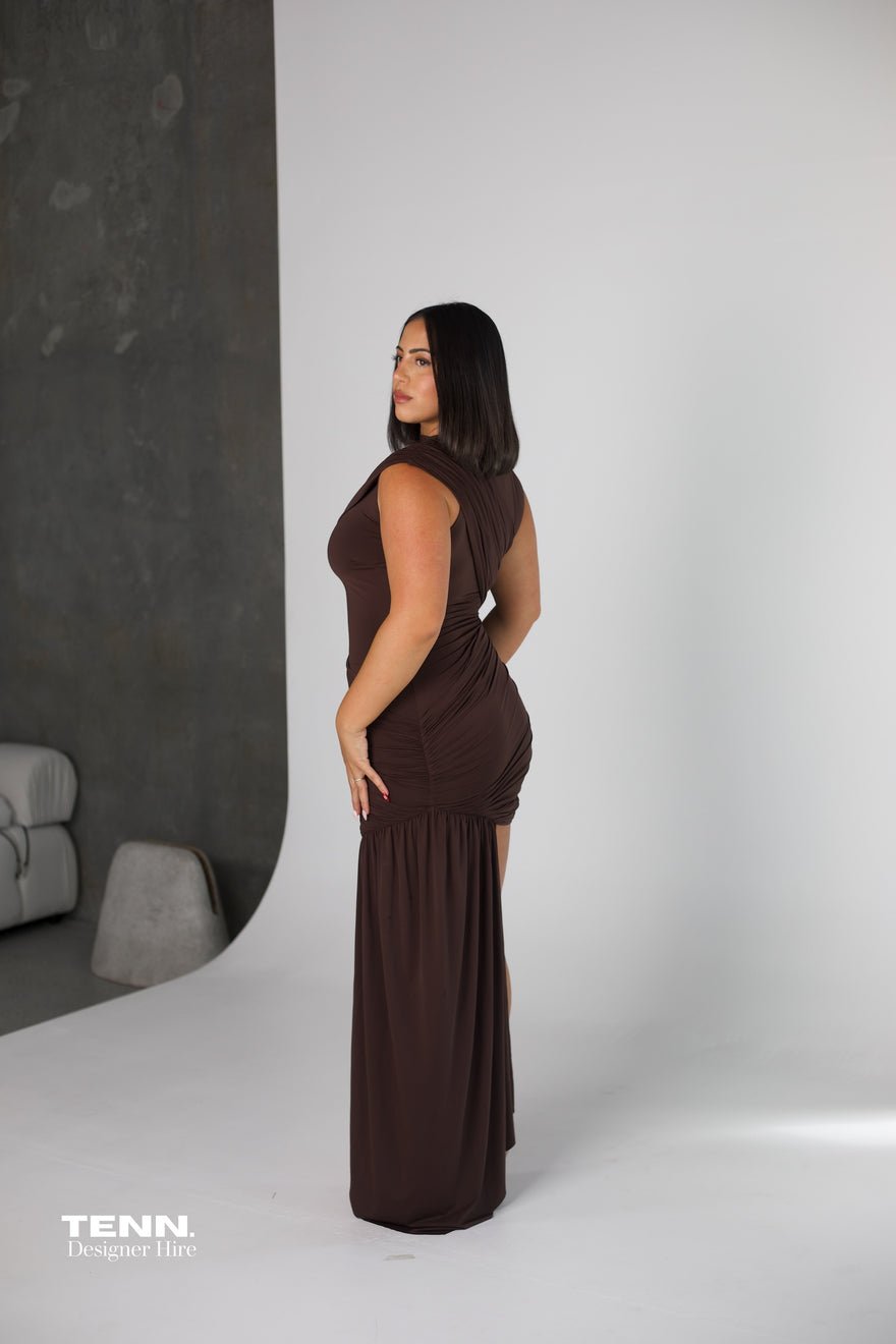 De La Vali Ravenna Mini Dress - Chocolate photo 2