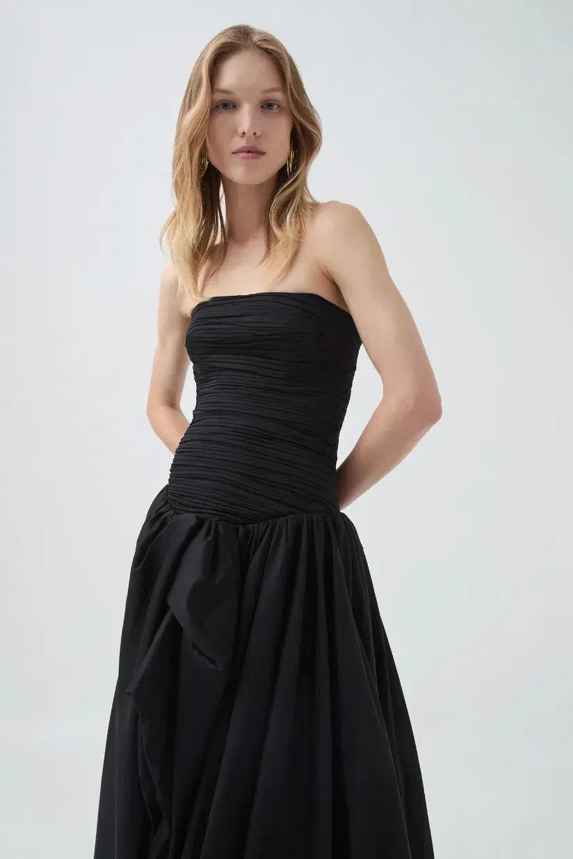 Aje Violette Bubble Hem Maxi Dress Size 8 photo 4