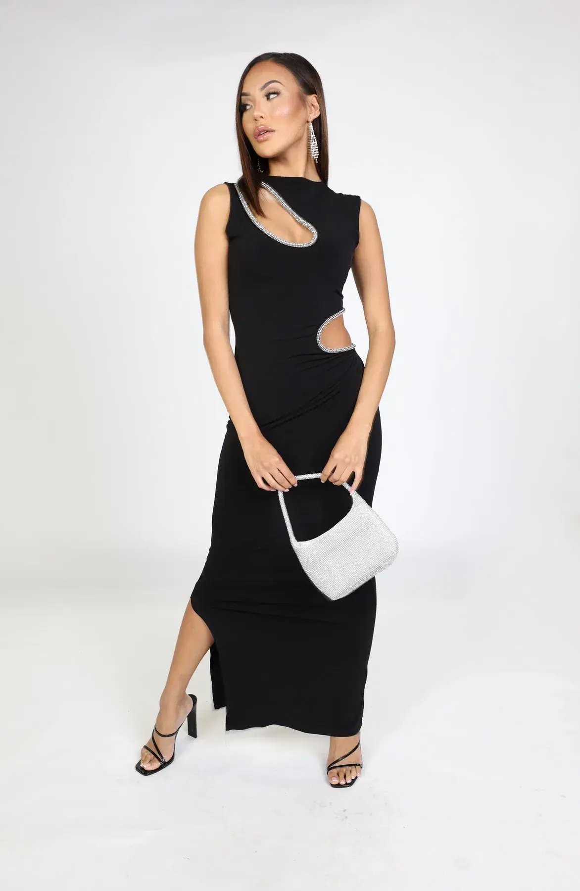 Ivona Skelo Vivia Dress Black Size 6 photo 2
