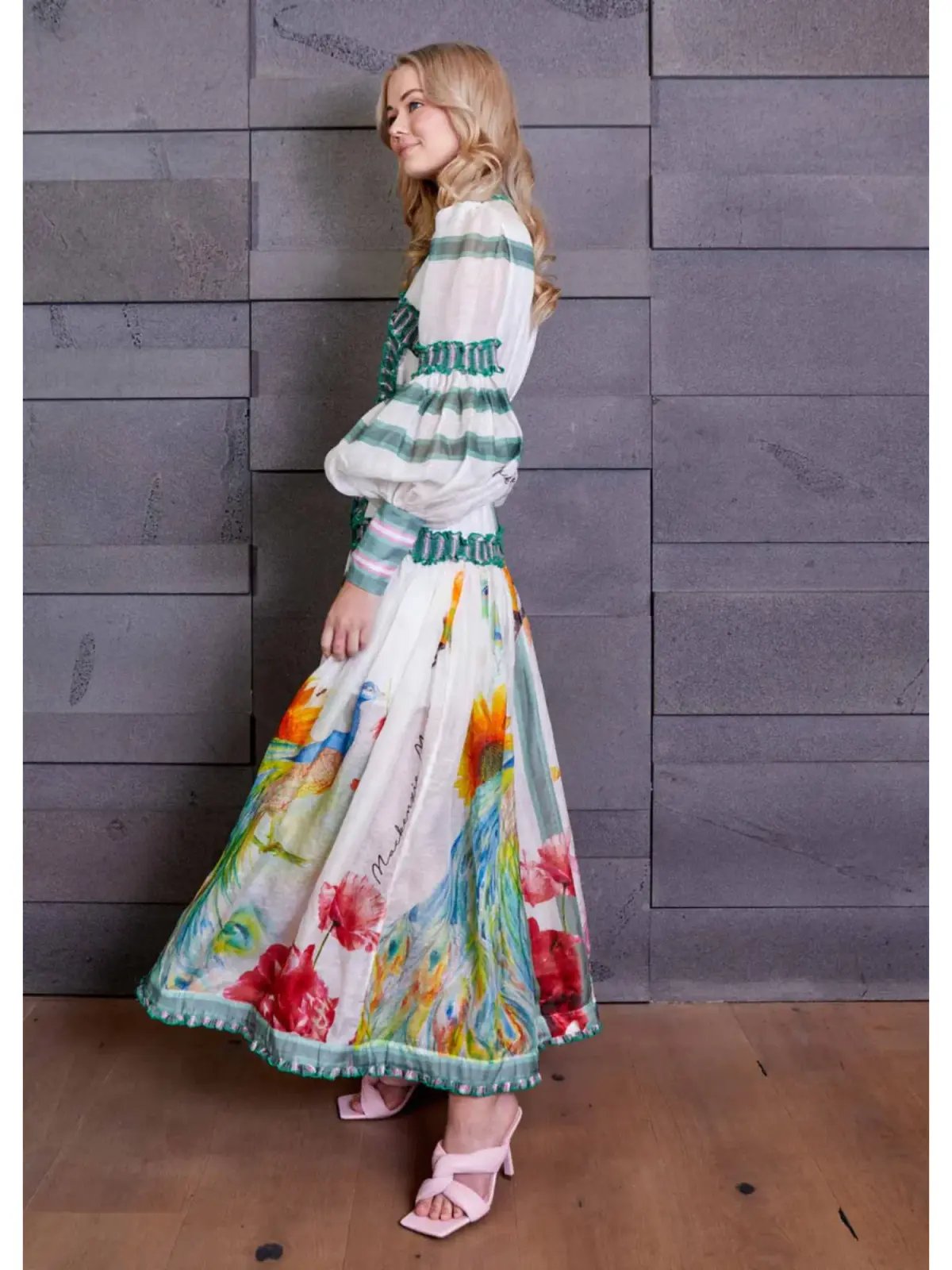Mackenzie Mode Arabian Nights Maxi Dress in Print Size AU 6 photo 2