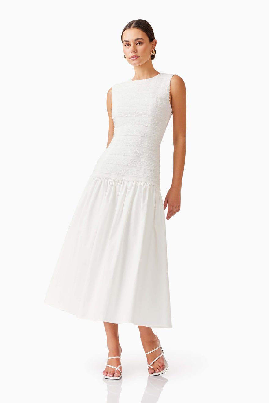 Elliatt Fifi Midi Dress - Ivory photo 4
