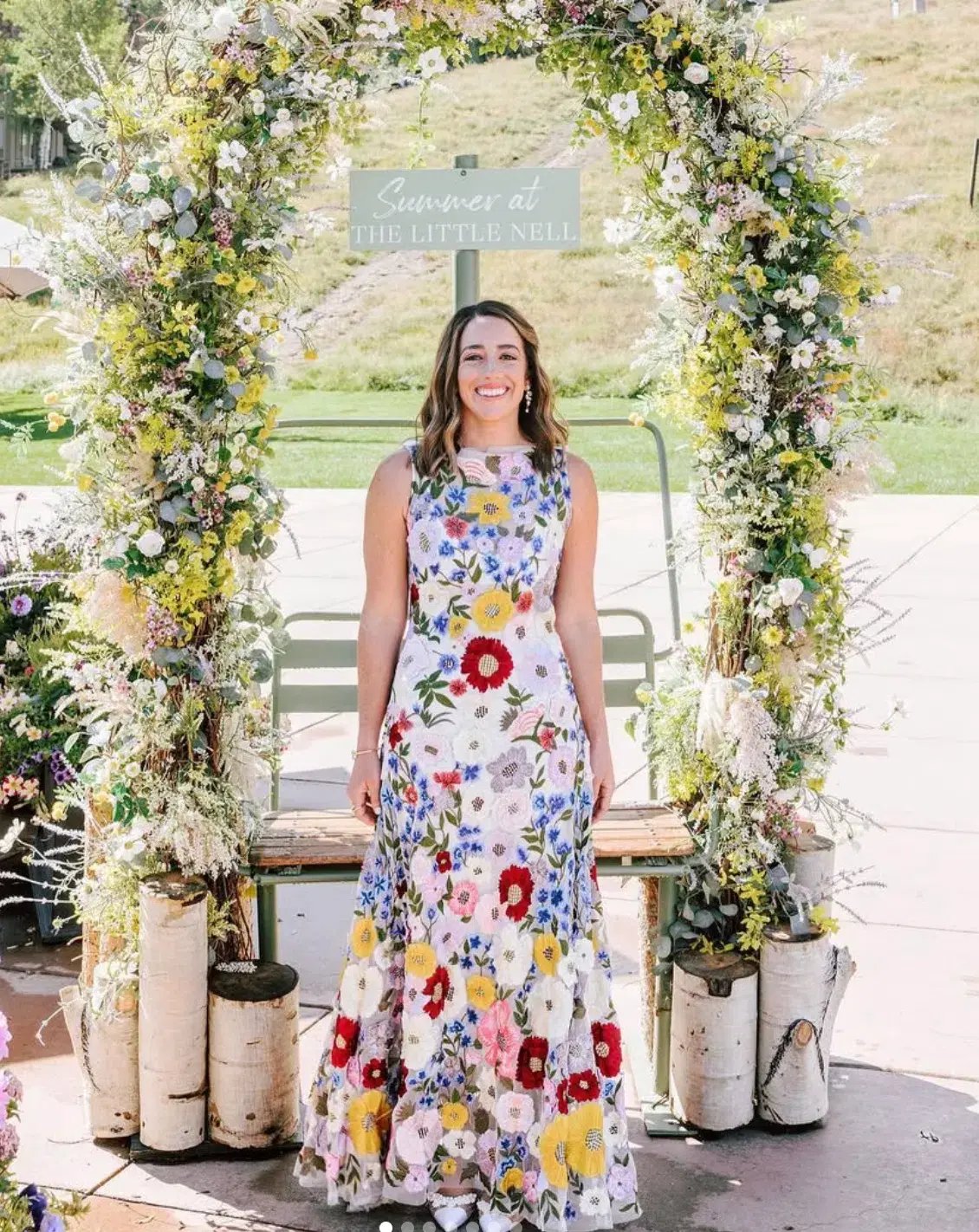 Rachel Gilbert Nya Gown Floral Size AU 8 photo 3
