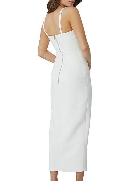 BYJOHNNY CONTOUR LINES SPLIT MIDI DRESS - SIZE 6 photo 5