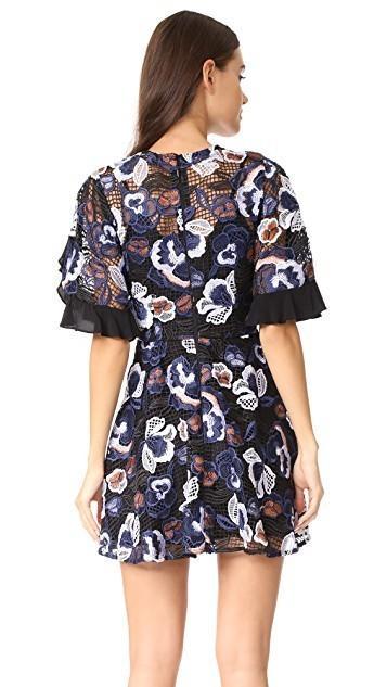 Talulah Estee Multi Lace Mini Dress Multi Size 8 photo 2