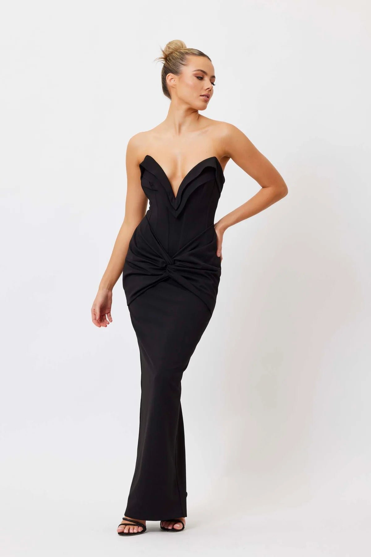 BIANCA & BRIDGETT ADRIANA DRESS - BLACK photo 2