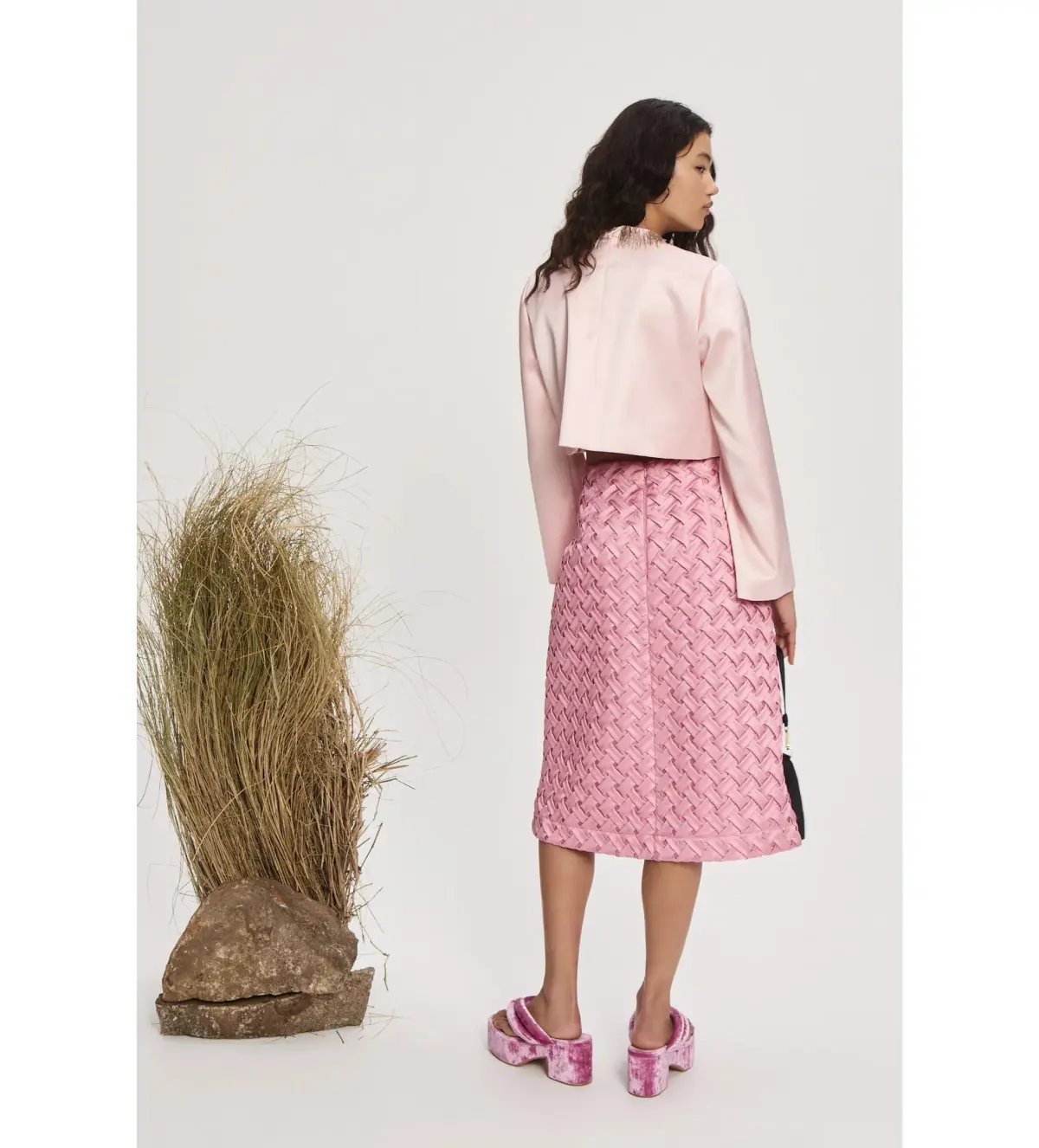 Alemais Inez Skirt In Pink Size 8 photo 3