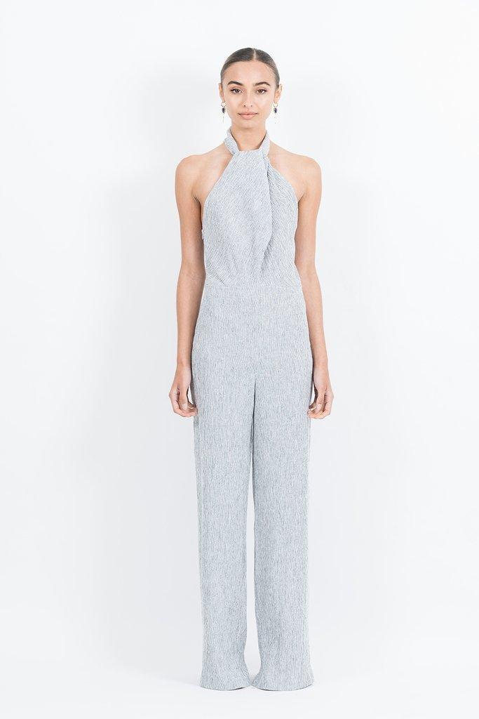 ONE FELL SWOOP Emily Linen Jumpsuit Size 8 photo 5