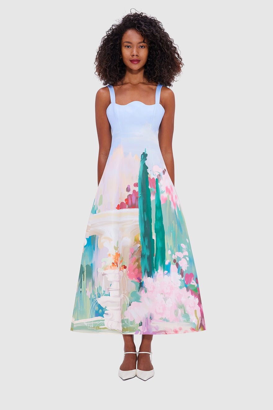 Leo Lin Odette Midi Dress - Jardin Print photo 3