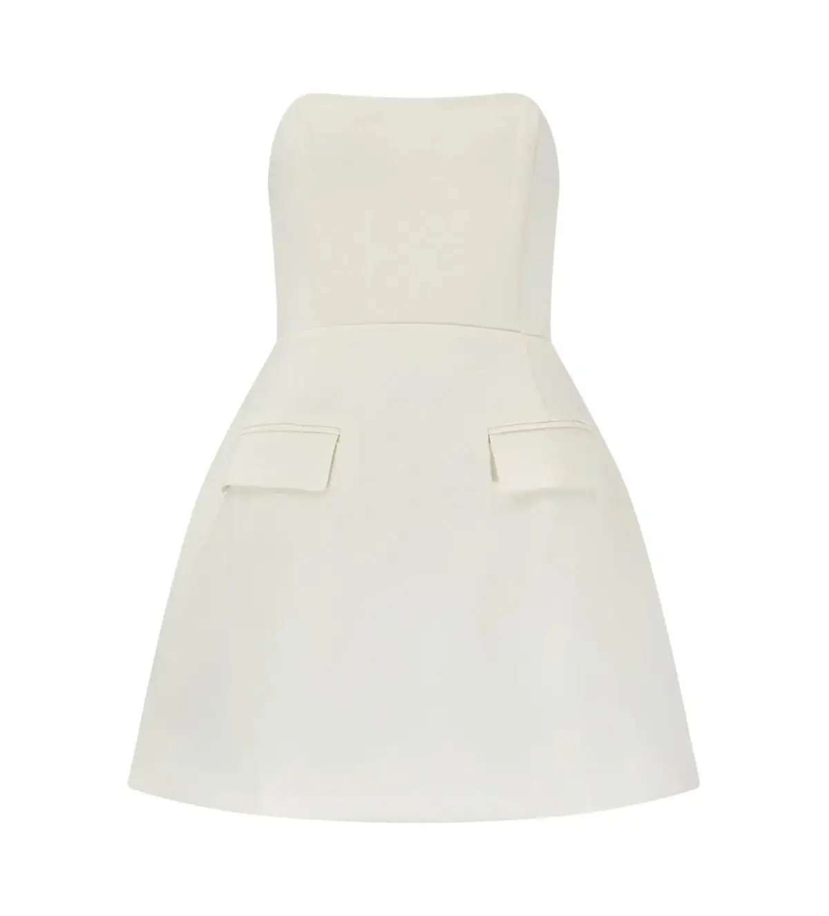 Odd Muse The Ultimate Muse Strapless Dress in White Size S / AU 8 photo 4