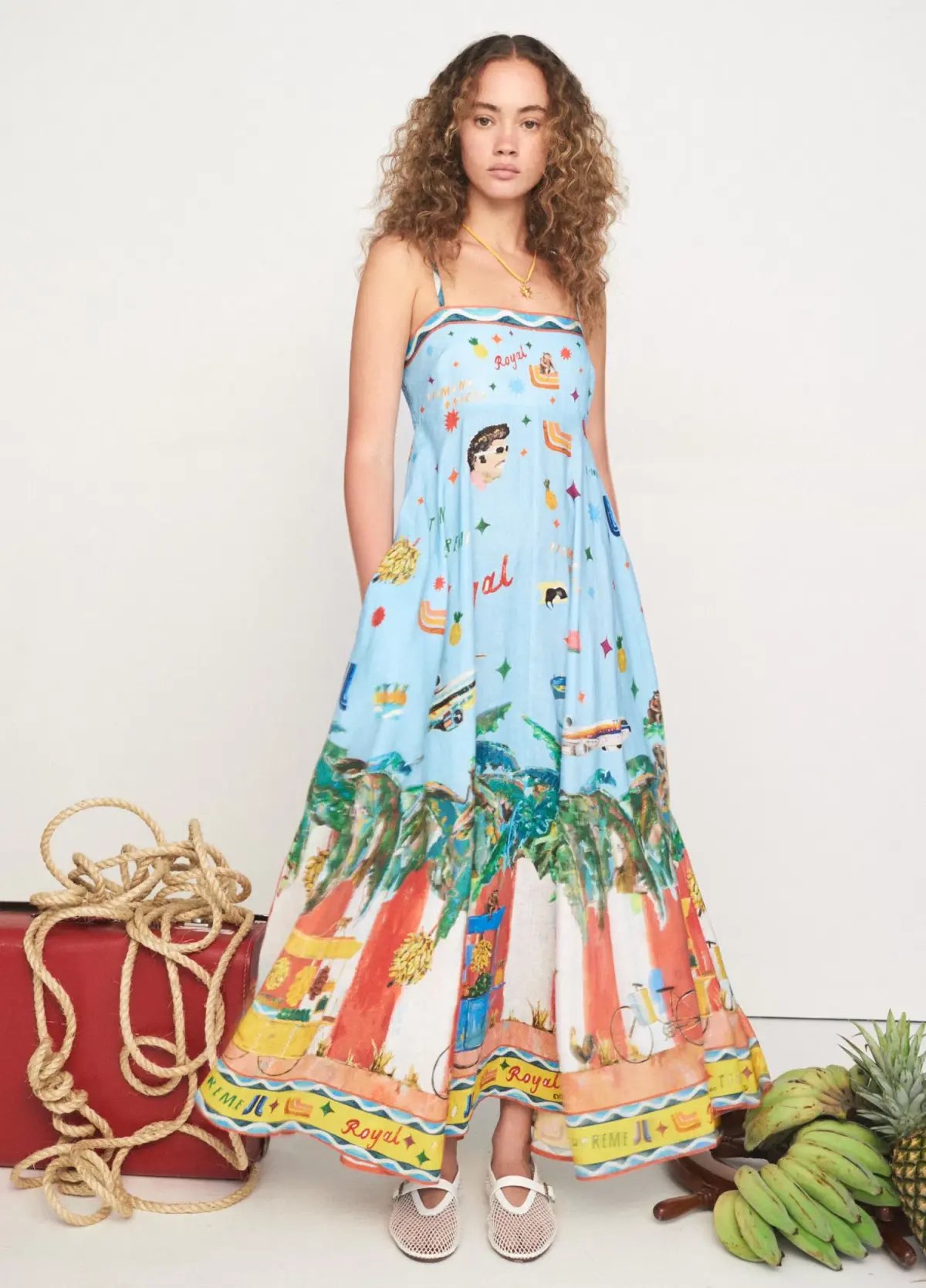Alemais All Aboard Sundress Multi Size 8 photo 2