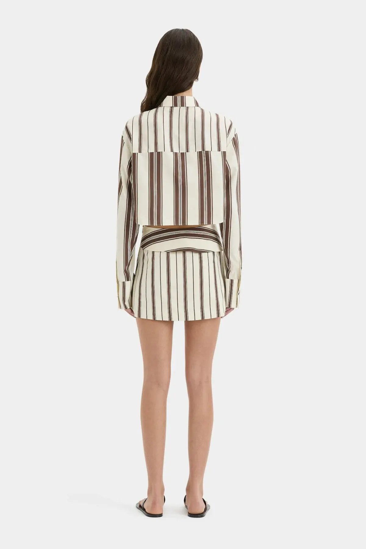 Sir the Label Cannoli Crop Shirt & Skirt Set Print Size 0 / AU 6 photo 2