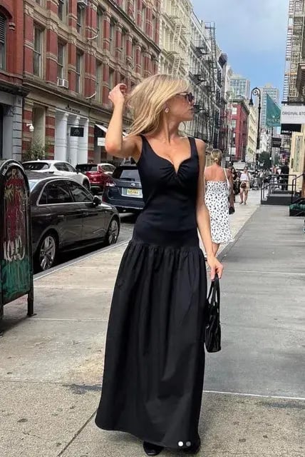 Anna Quan Florence Dress Black Noir Size 8 photo 8