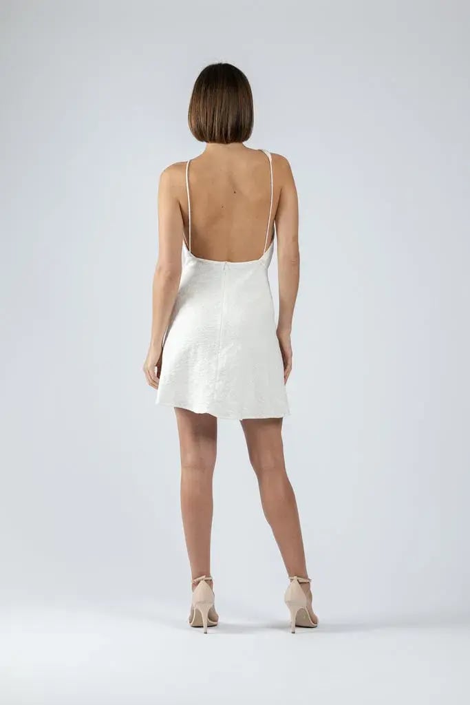 One Fell Swoop Audrey Mini Dress Coco White Size 10 photo 3
