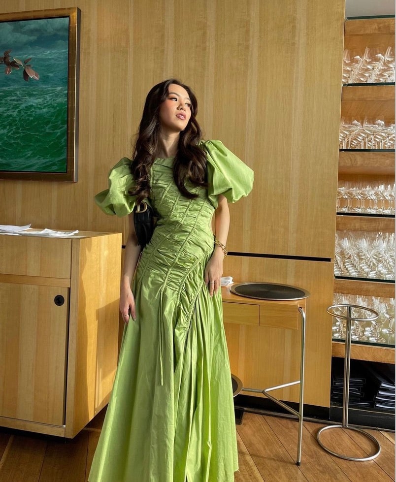 Aje Siren Drawstring Midi Dress photo 3