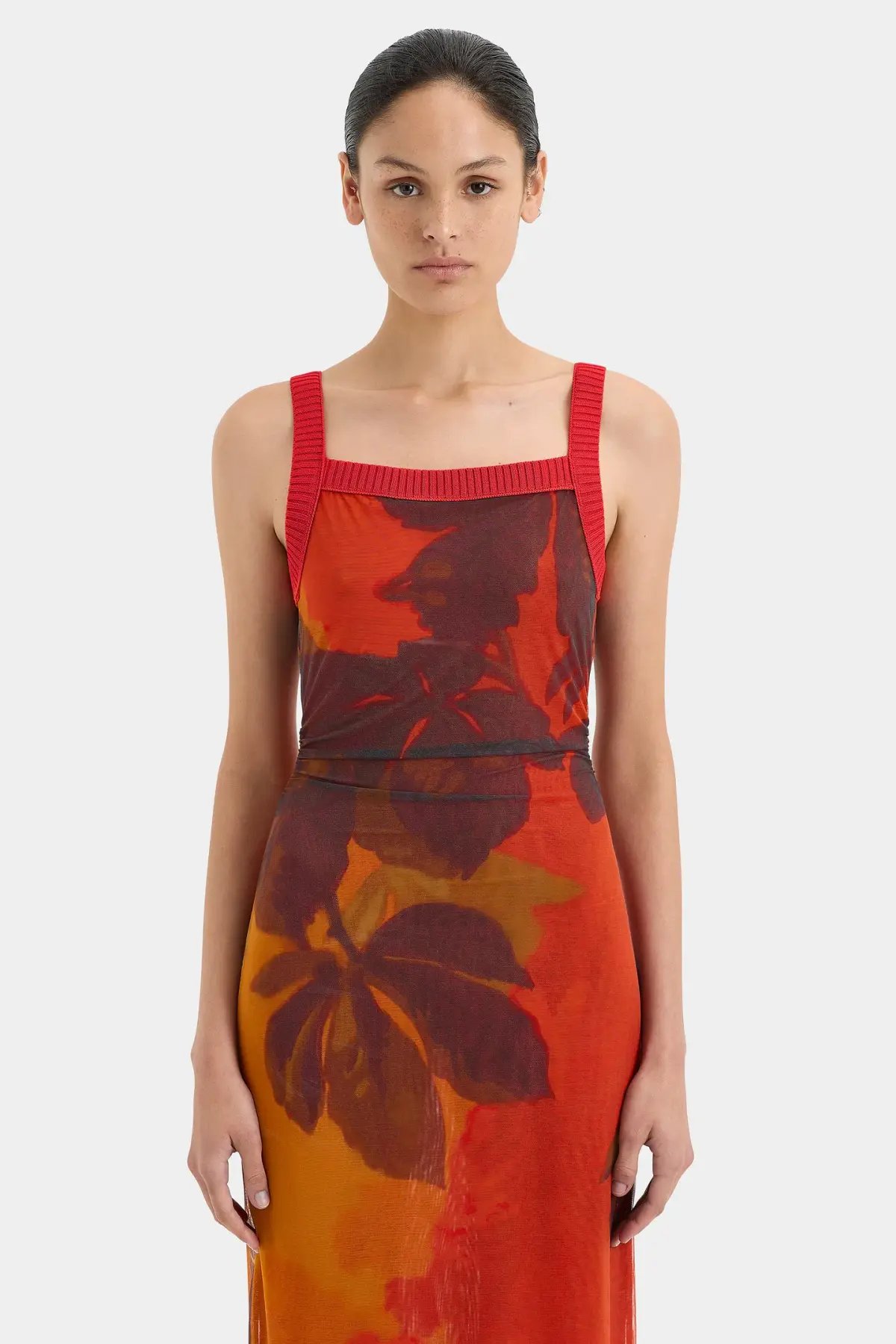 Sir the Label Libertine Tank Midi Dress Wren Print Size 12 photo 2
