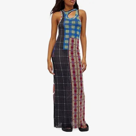 Ottolinger Mesh Tank Maxi Dress Multi-colored Size M / AU 10 photo 3