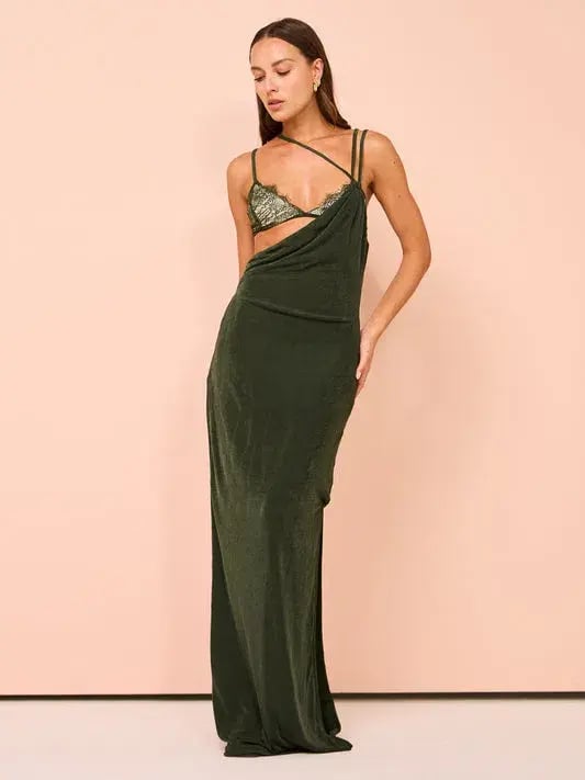 Tojha Alberta Dress Green Size 6 photo 3
