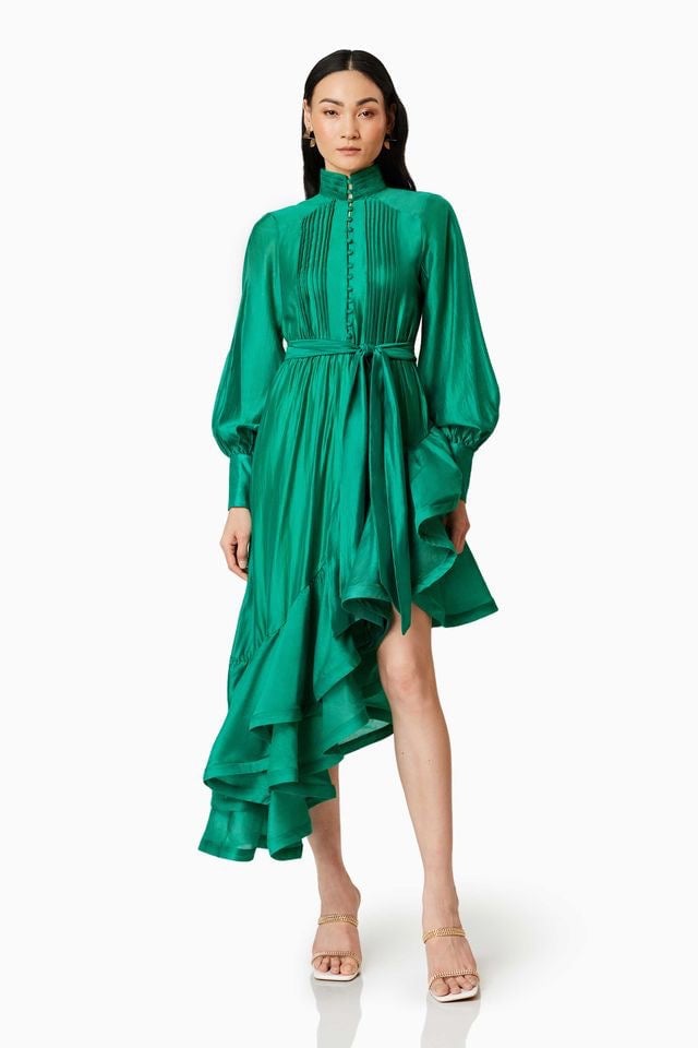 ELLIATT HONEYMOON DRESS - GREEN photo 2