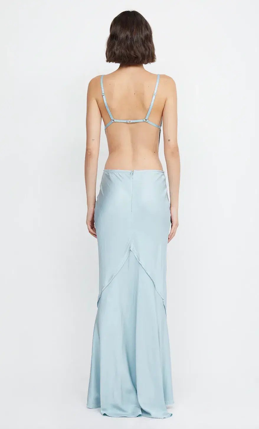Bec & Bridge Diamond Days Strap Cropped Top & Evangeline Maxi Skirt Set Blue Size 8 / AU 8 photo 4