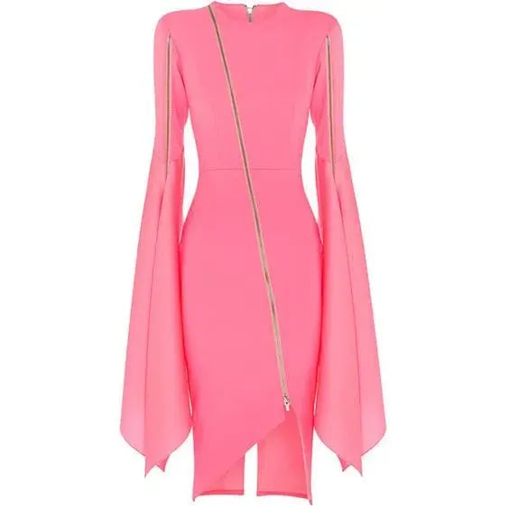 Alex Perry Darcy Dress Pink Size 6 photo 2