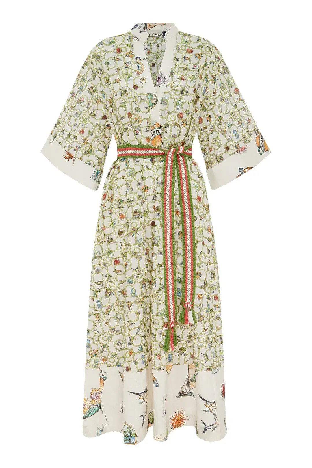 Alemais Sunset Broderie Midi Dress Multi Size 14 photo 6
