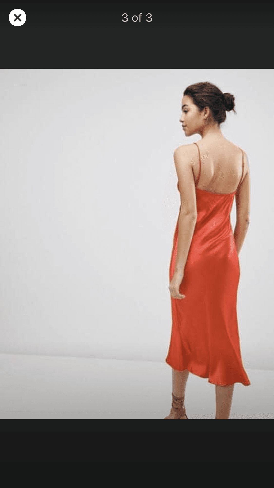 Bec and bridge shine midi cami dress red size 12 photo 2