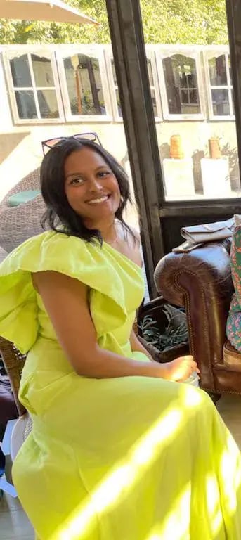 Aje Bonjour Asymmetric Midi Dress Lime Green Size 8 photo 5