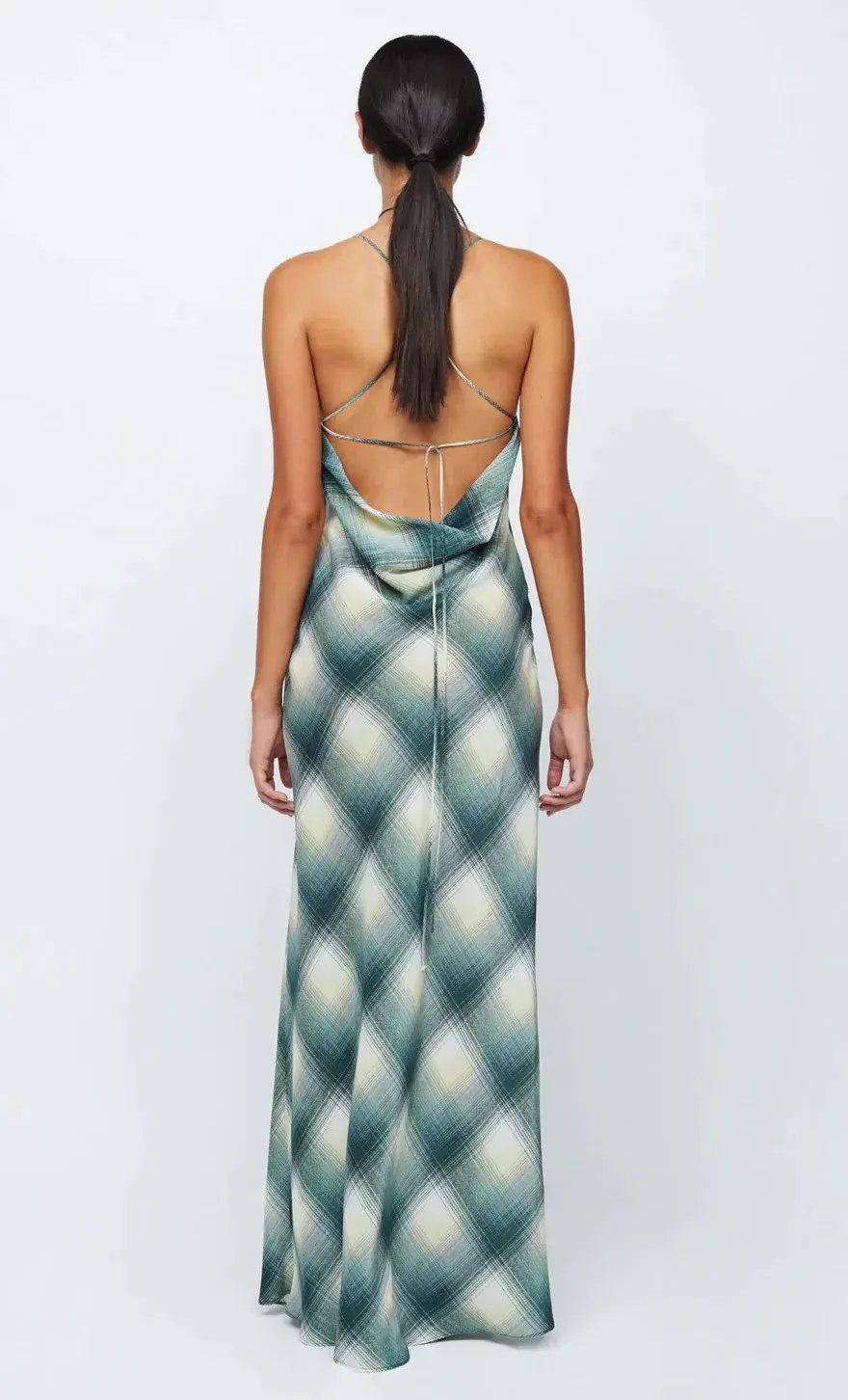 Bec & Bridge Edie Split Maxi Dress Green Size AU 8 photo 2