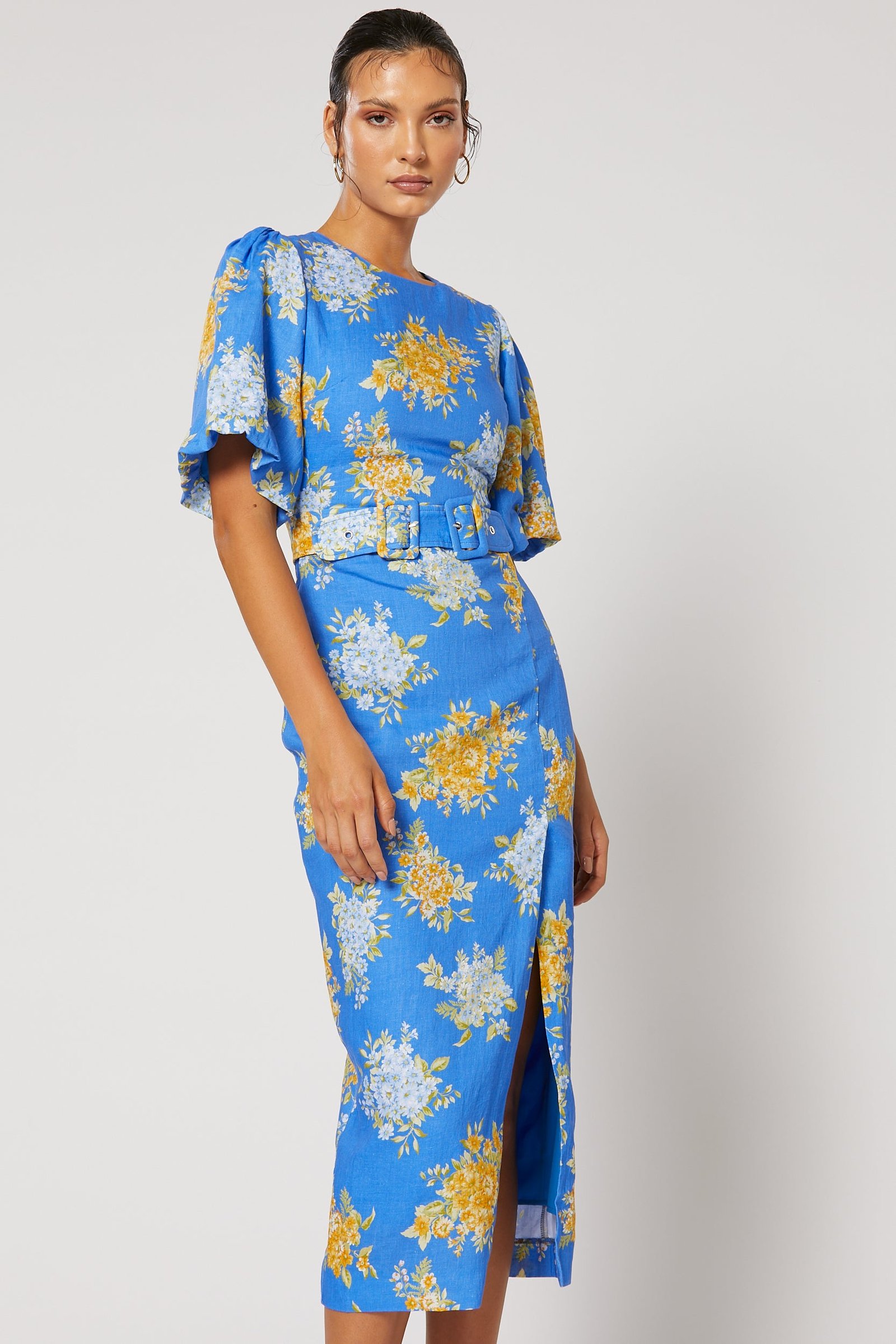 WINONA CICI BLOUSEN DRESS - BLUE PRINT photo 2