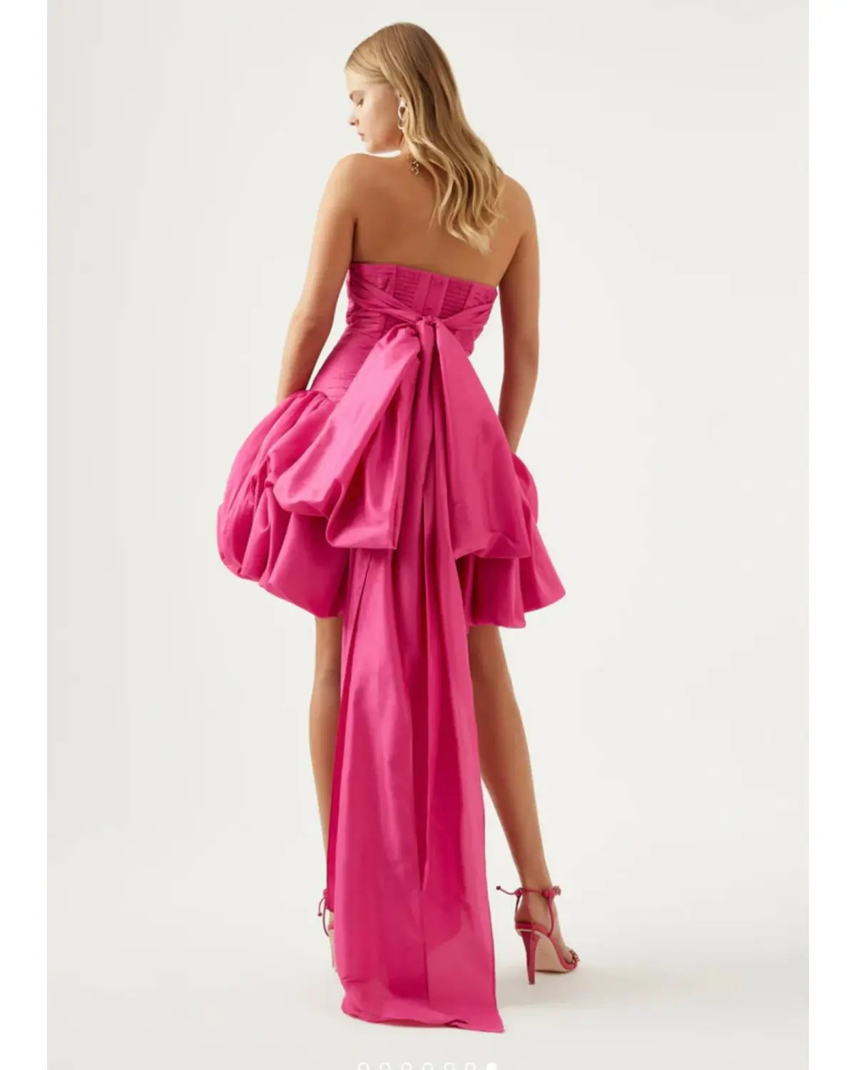 Aje Piacere Bubble Mini Dress Pink Size AU 8 photo 2