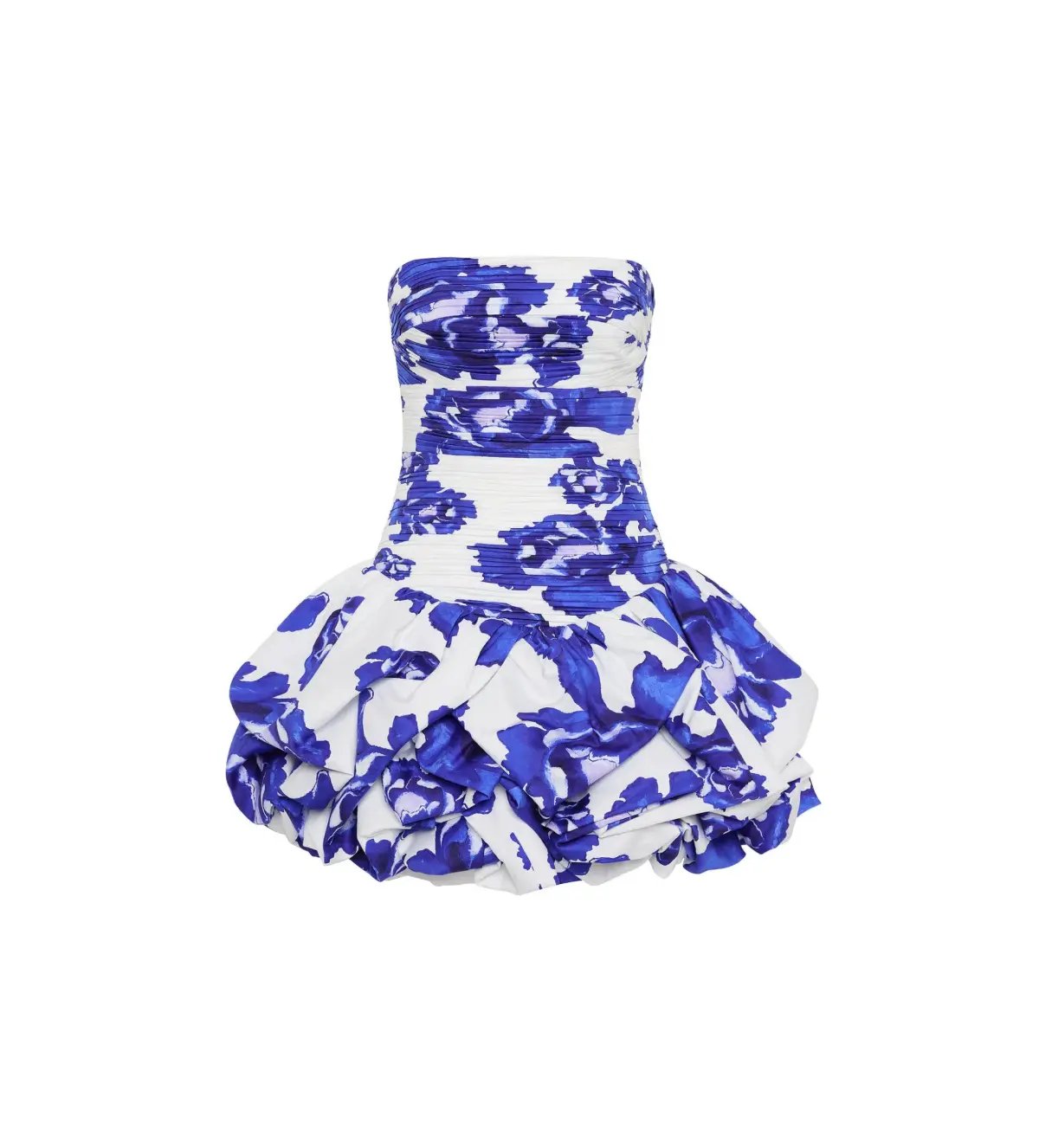 AJE Violette Bubble Hem Mini Dress Boldly blooming cobalt Size 8 photo 3