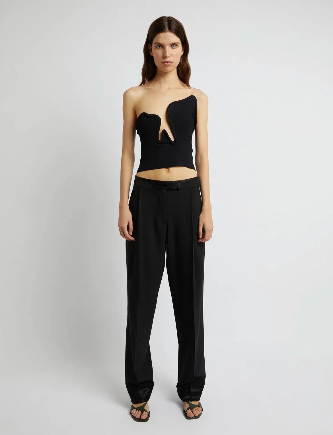 Christopher Esber Salacia Wire Top Black Size 6 photo 5