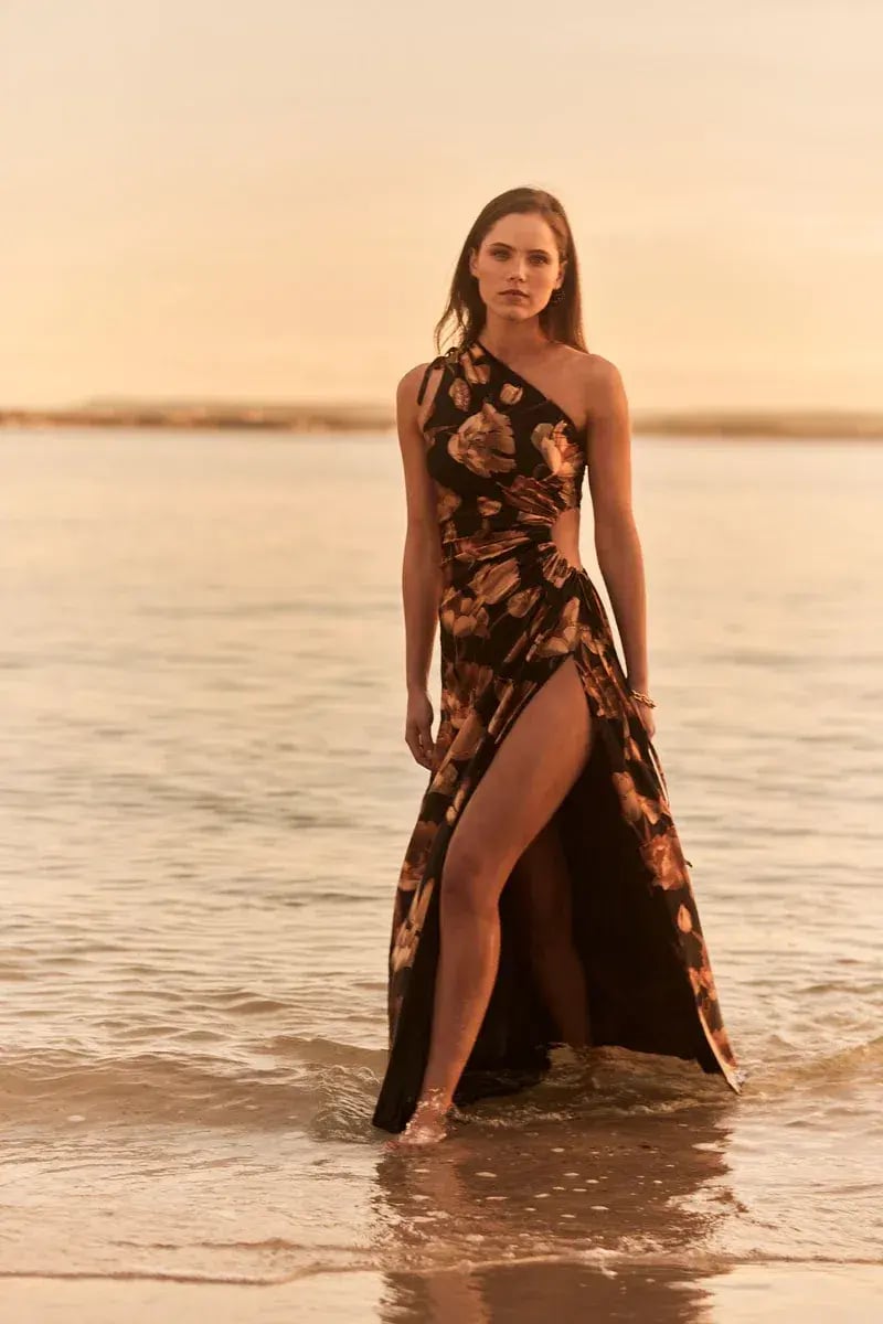 Sonya Moda Nour Marbella Maxi Dress Floral Size 12 photo 2
