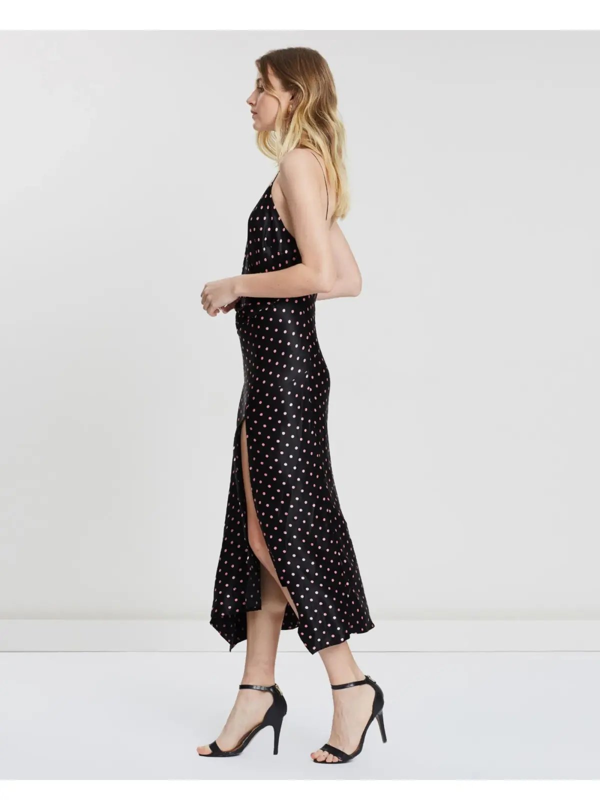 Bec & Bridge Kylie Midi Black Polka Dots Size AU 8 photo 2