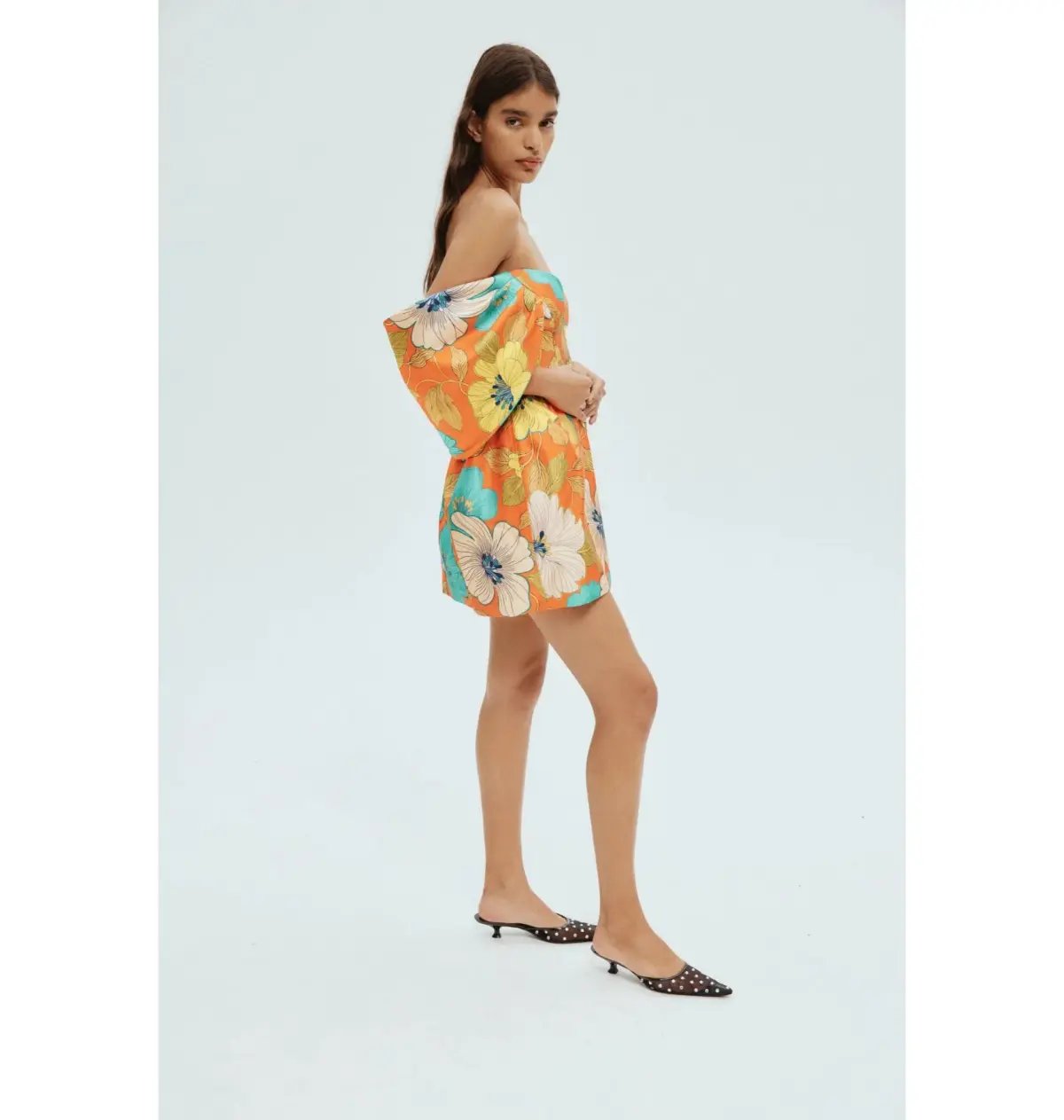 Alemais Piato Sculpt Mini Dress in Floral Size AU 10 photo 3