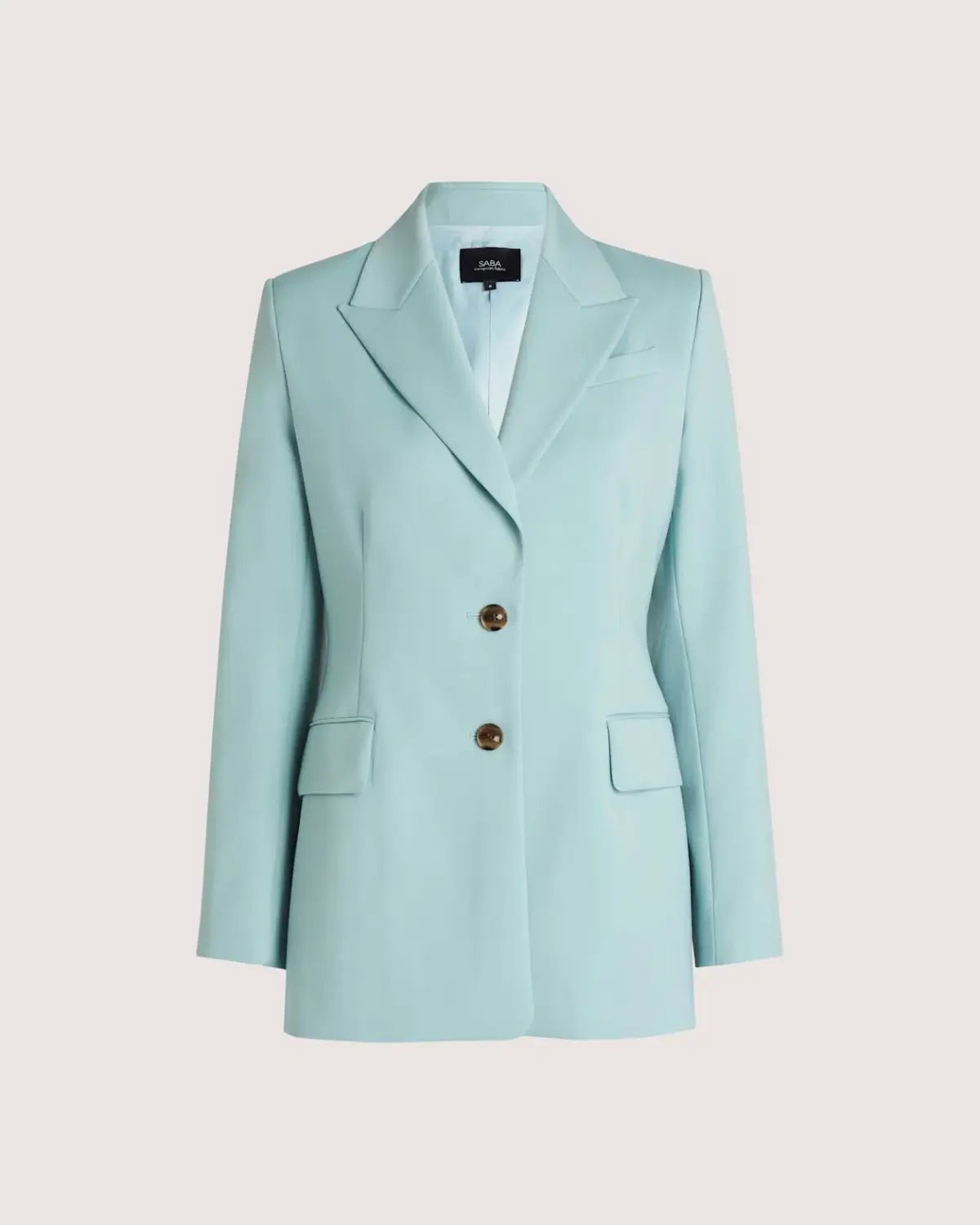 Saba Suki Classic Blazer Seafoam Size 12 photo 6