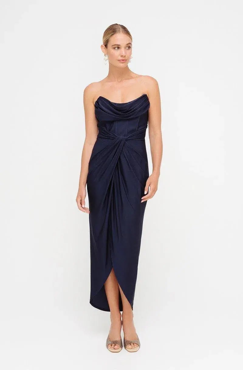 Sheike Cosmopolitan Dress Navy Size 10 photo 3