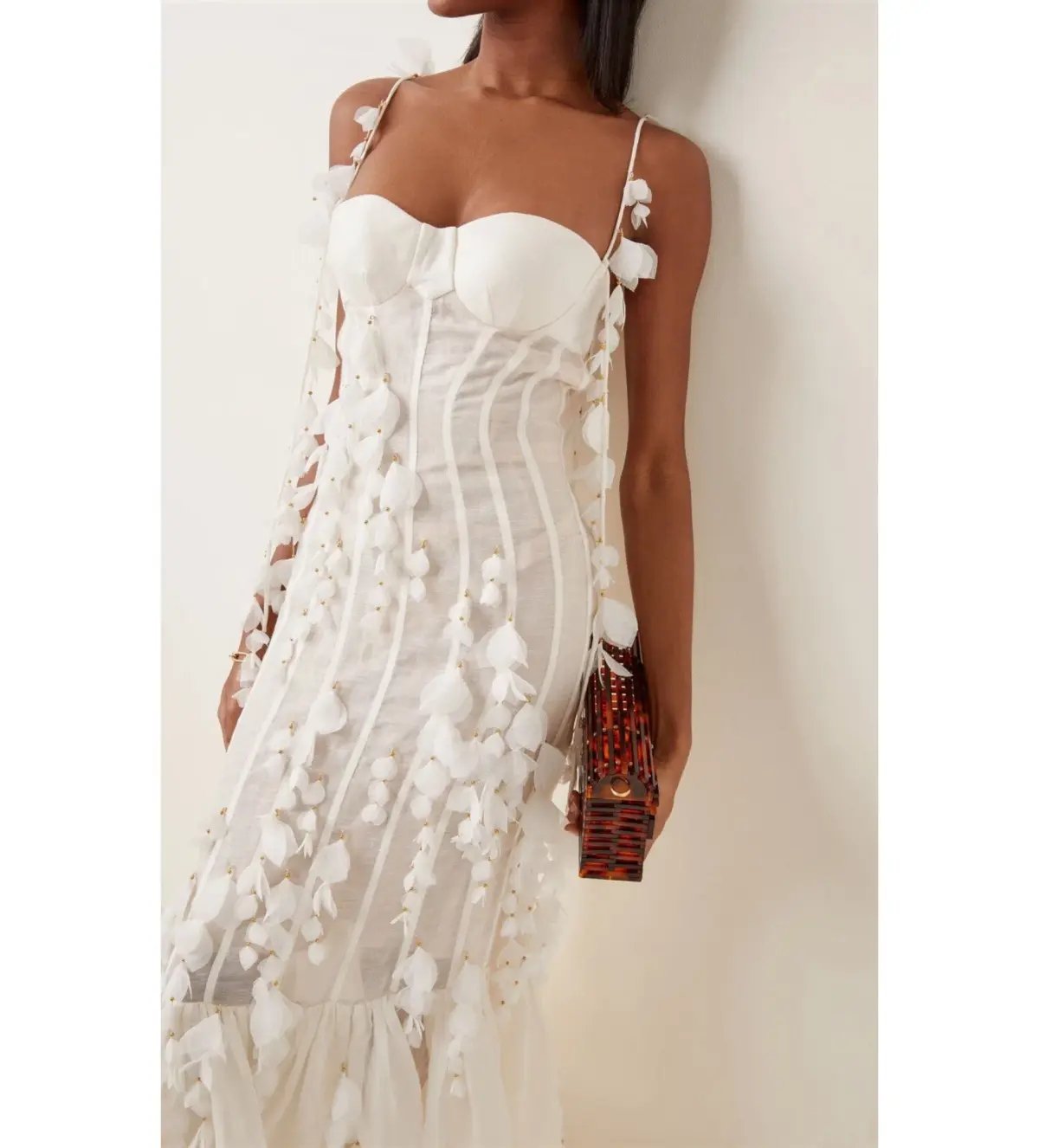 Zimmermann Botanica Petal Gown White Size 1/AU 10 photo 3