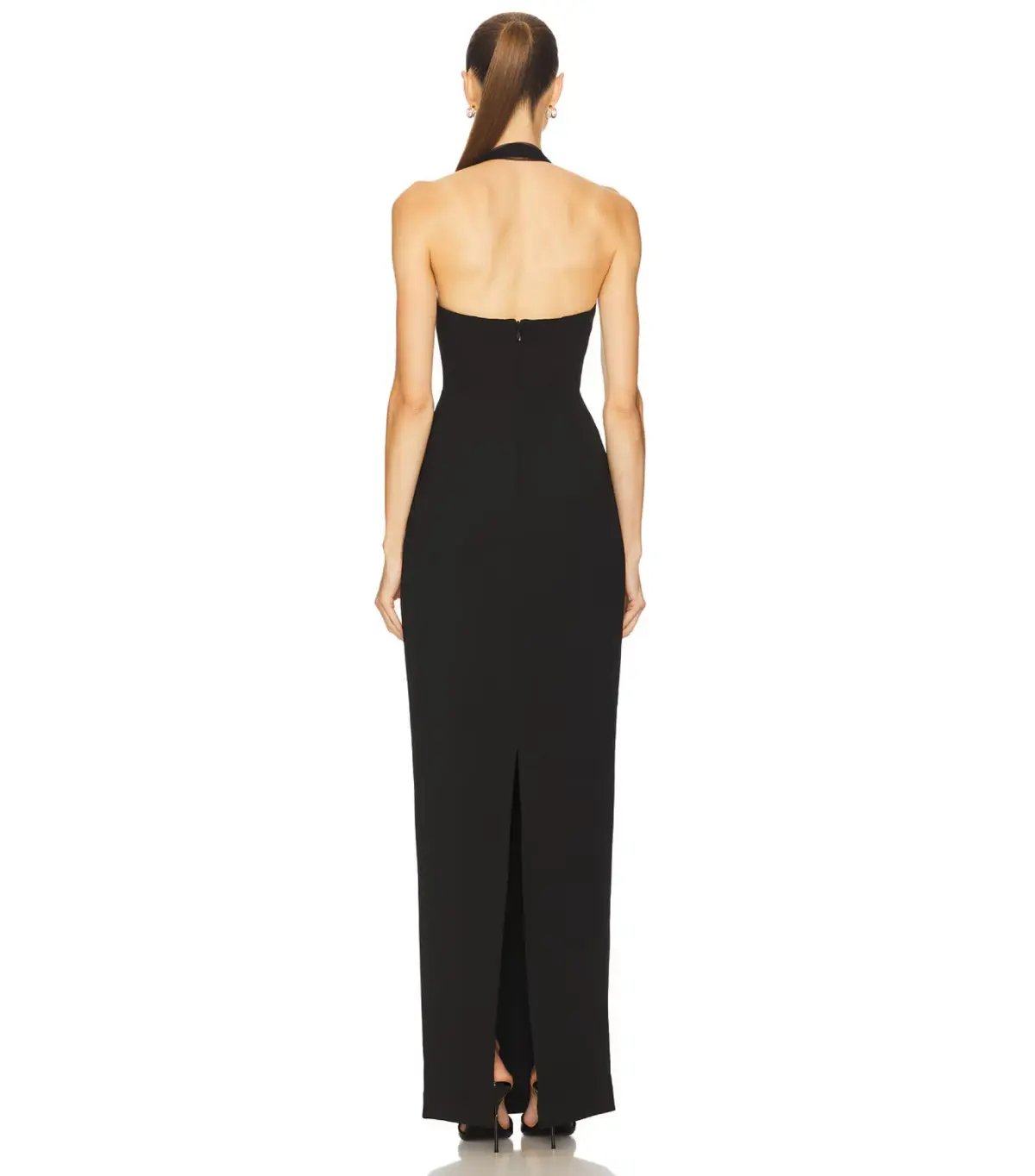 Rachel Gilbert Maria Maxi Gown Black Size AU 6 photo 2