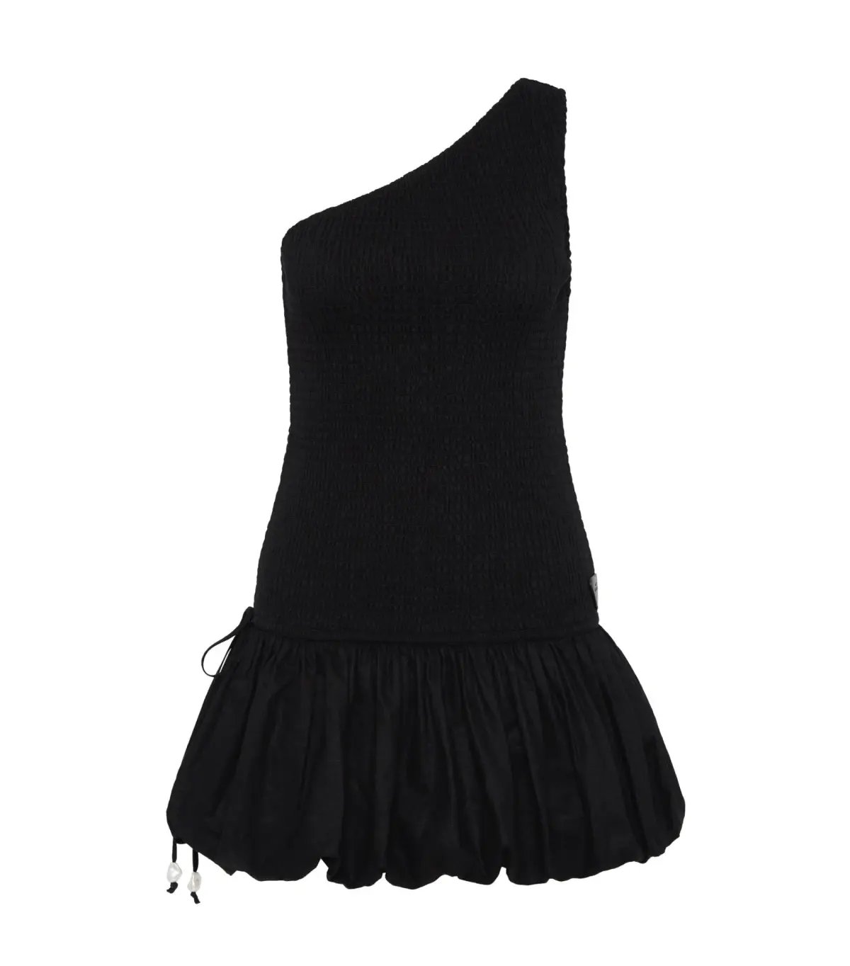 Aje Airlie One Shoulder Mini Dress Black Size AU 8 photo 5