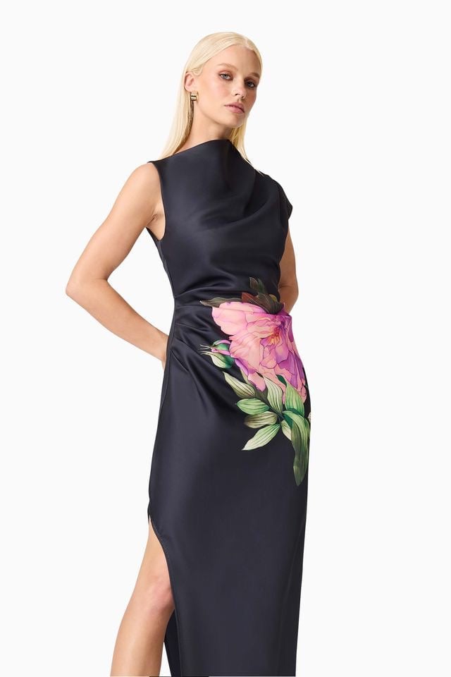 Elliatt Azelie Gown - Black photo 4