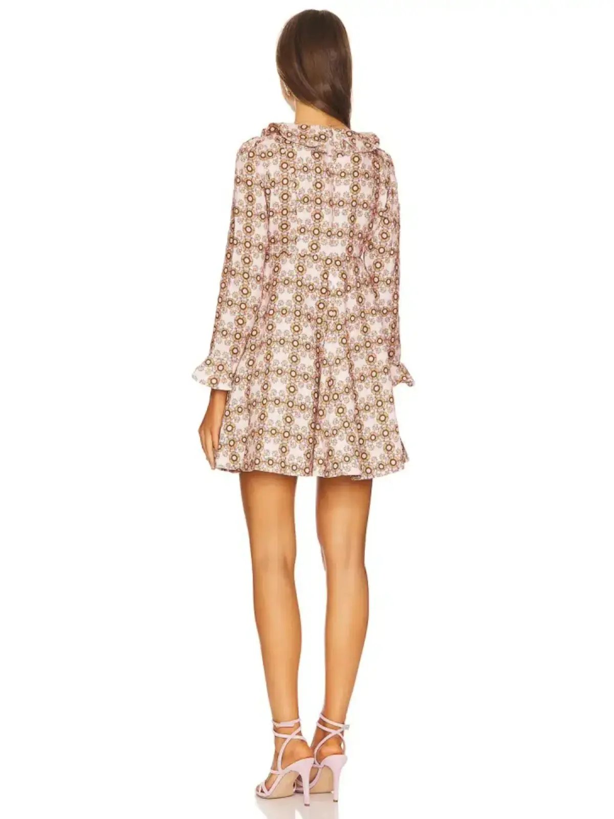 Zimmermann Daisy Mini Dress Pink Daisy Print Size 0 / AU 8 photo 3