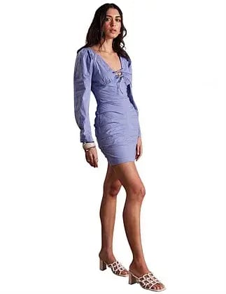 Sovere Emara Mini Dress in Purple Size AU 8 photo 3