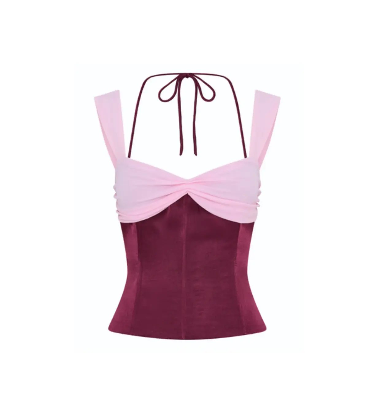 I am Delilah Scarlett Corset and Maxi Skirt Set in Berry Size AU 6 photo 4