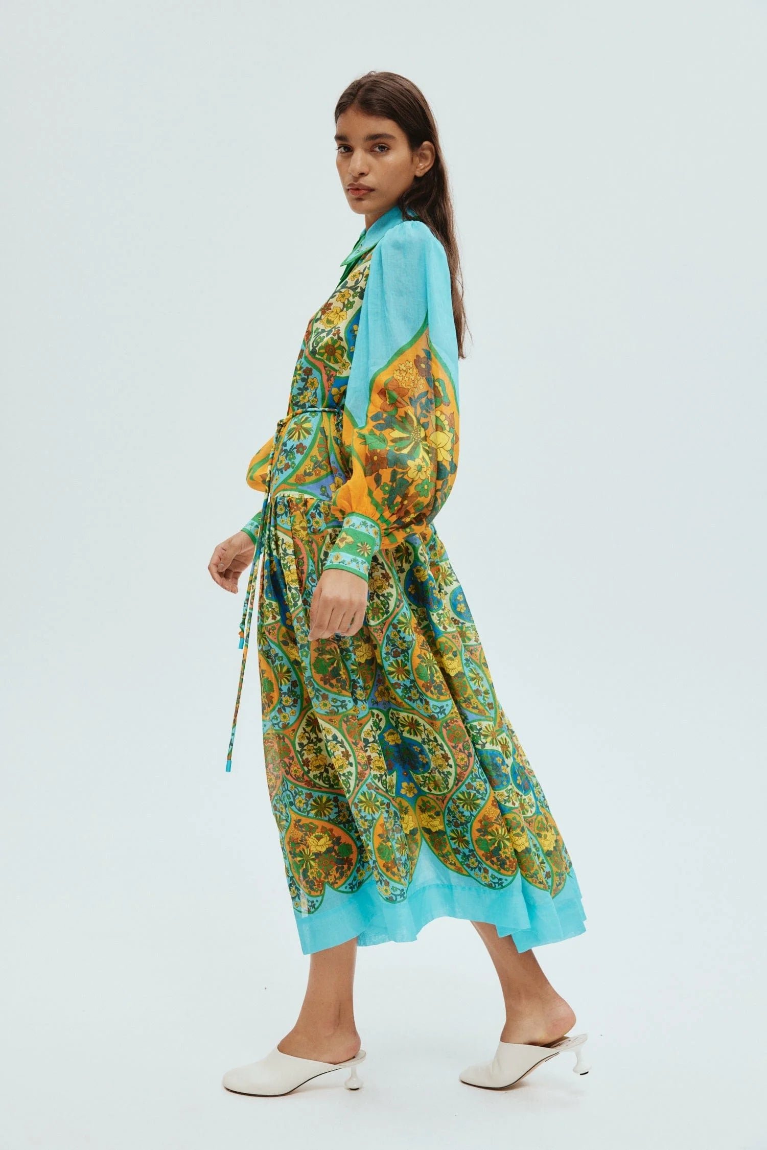 ALÉMAIS SOFIE SHIRTDRESS DRESS - MULTI photo 5