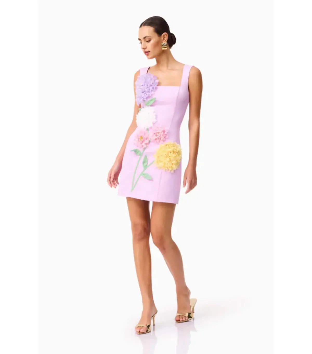 Elliatt Buttercup Mini Dress Purple Size 12 photo 2