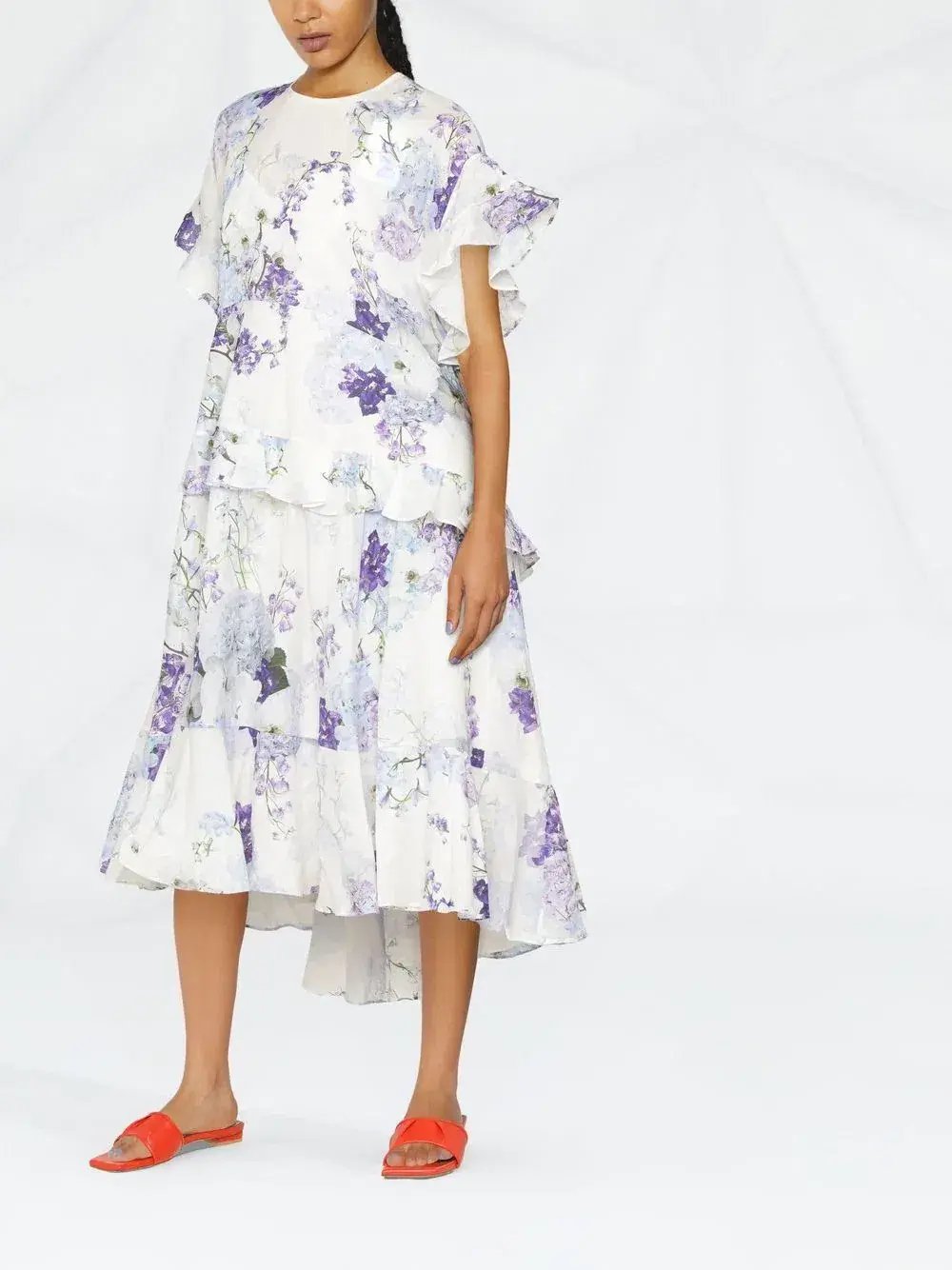 Zimmermann Rhythmic Floral Print Dress Size 2/Au 12 photo 2